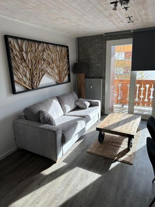 Au Myosotis, Cosy Au Pied Des Pistes Avec Vue Et Coeur De Station Apartment Лес дьо Алпс Екстериор снимка